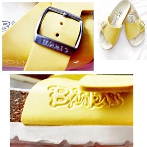 Birkenstock Shoes - BIRKI’S BY BIRKENSTOCK YELLOW SANDALS 250 L8 M6 Birkenstock Shoes - BIRKI’S BY BIRKENSTOCK YELLOW SANDALS 250 L8 M6
